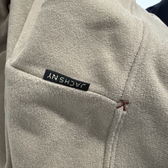 Jachs New York Ultra Softtouch Long Sleeve Crewneck Sweatshirt Mens M Tan Stone - Picture 4 of 6